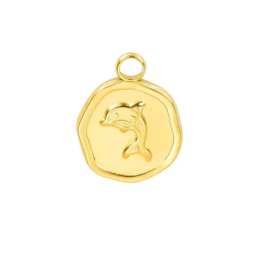 Dolphin Coin Charm