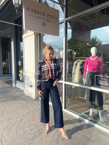 SANTUARY Dark Denim Wide Leg Chelsea Too Much Jeans