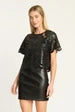 CABALLERO Black Kant Top