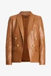 CABALLERO Tobacco Vegan Leather Kindra Jacket