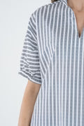 EMILY MCCARTHY Poppy Maxi - Black Stripe