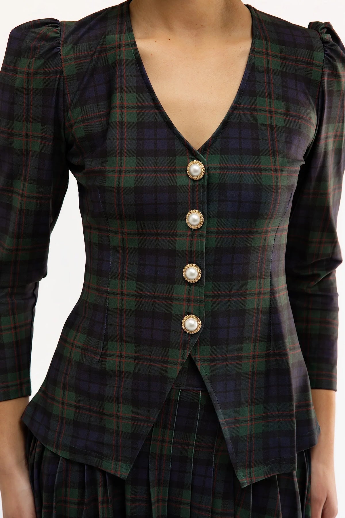SMITH & QUINN Glade Plaid Lennox Maxi Skirt