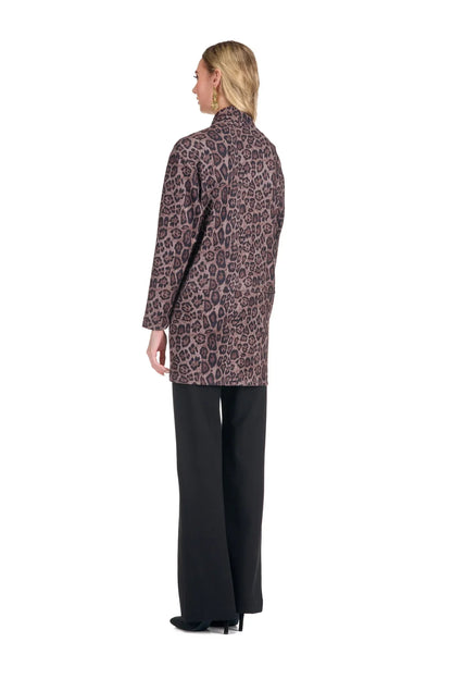 JADE Leopard Car Coat