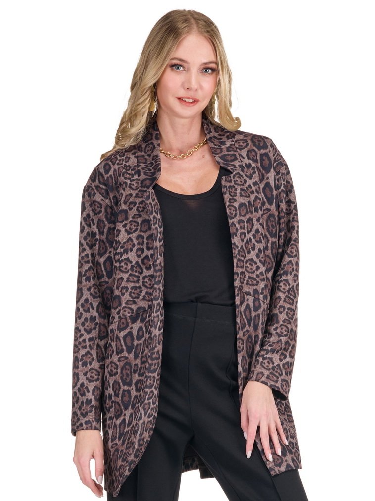 JADE Leopard Car Coat