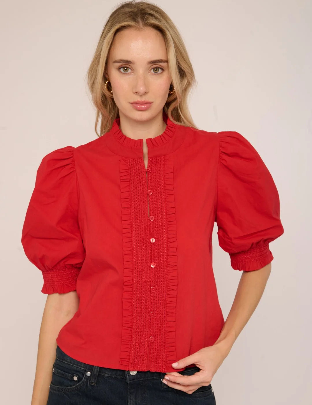 LOVE THE LABEL Red Tango Zinny Top