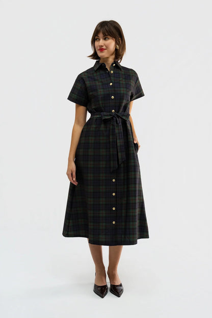 SMITH & QUINN Glade Plaid Miller Maxi Dress