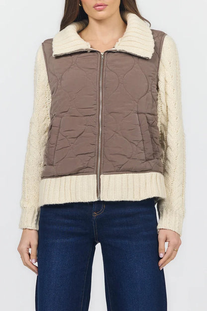 DEAR JOHN Cappuccino Petra Sweater