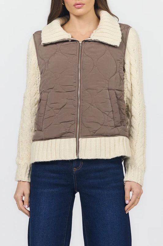 DEAR JOHN Cappuccino Petra Sweater