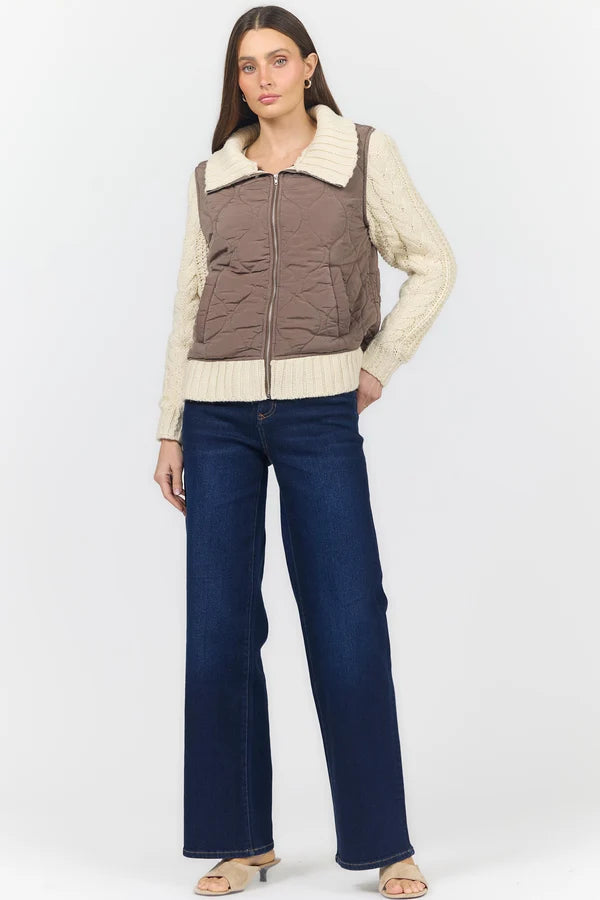 DEAR JOHN Cappuccino Petra Sweater