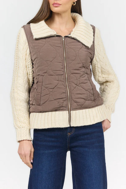 DEAR JOHN Cappuccino Petra Sweater