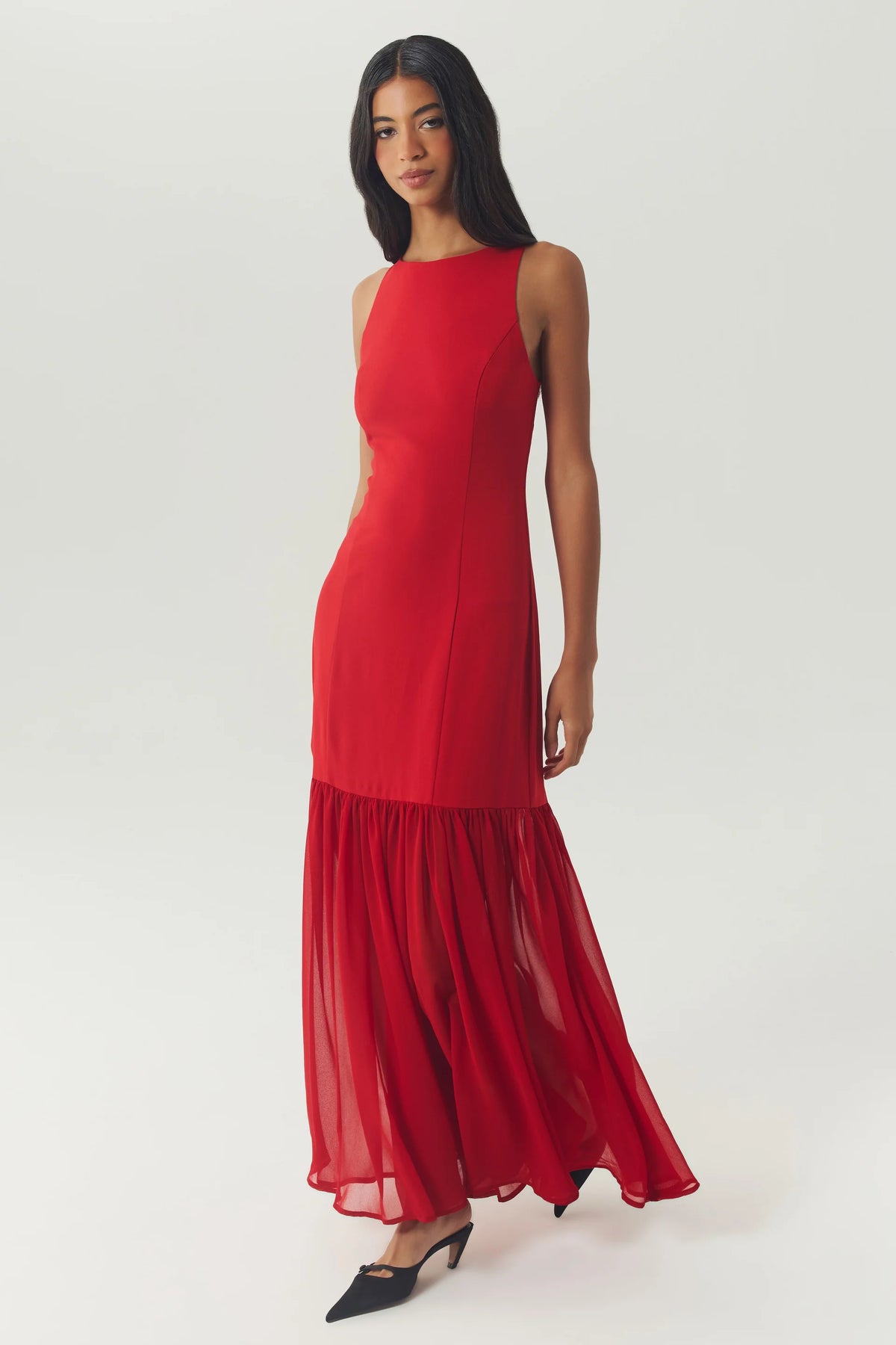 HUTCH Red Emilia Dress