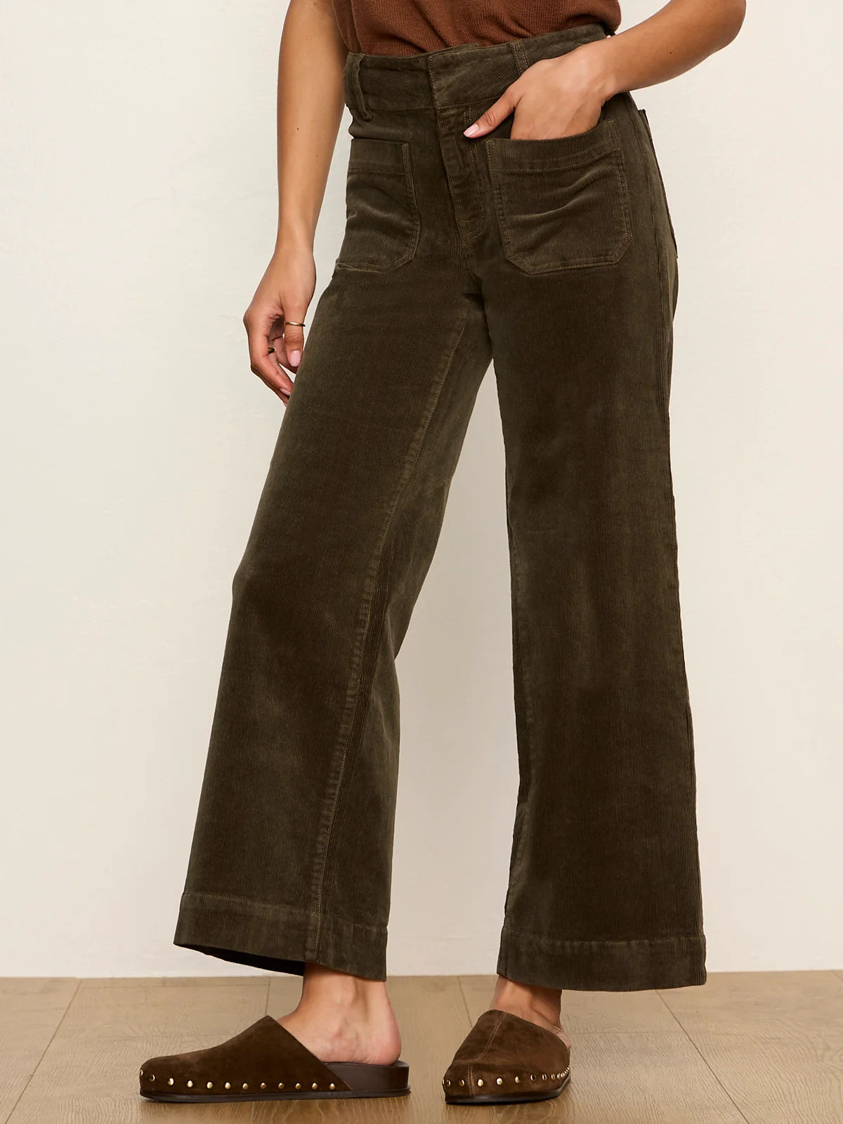 SANCTUARY Kalamata Chelsea Wide Leg Corduroy Jean