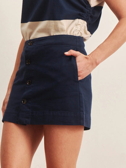 SANCTUARY Navy Mila Mini Skirt