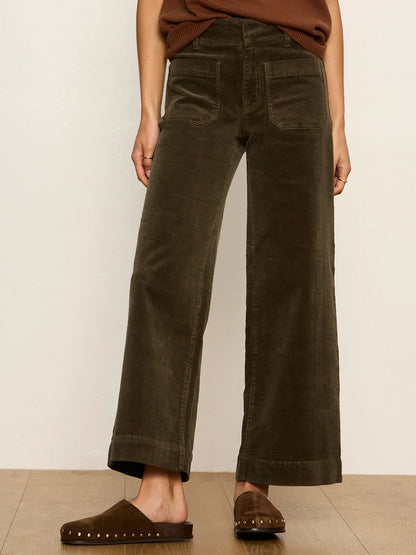 SANCTUARY Kalamata Chelsea Wide Leg Corduroy Jean