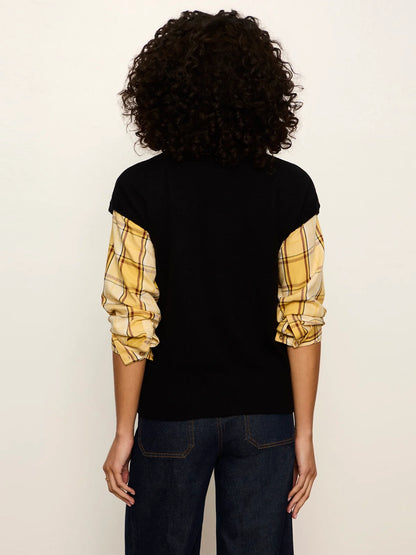 SANCTUARY Black Mock Neck Sweater