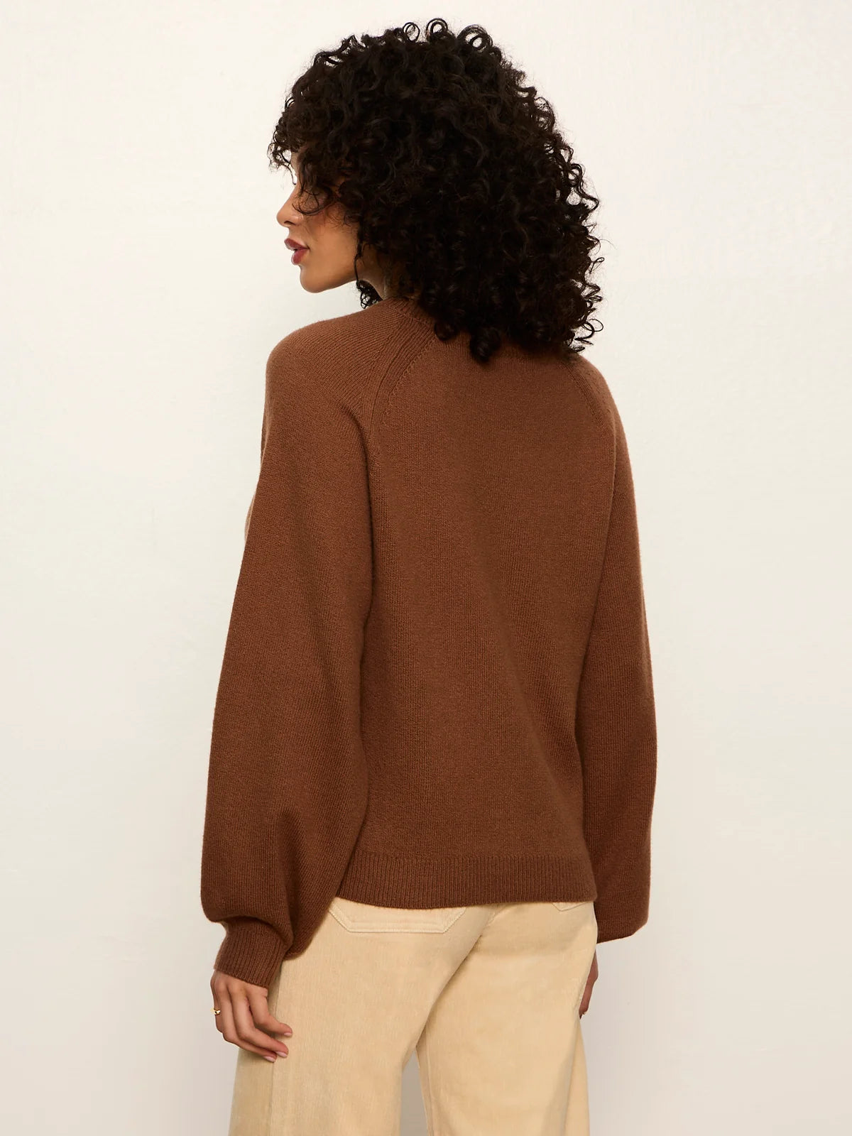 SANCTUARY Cocoa Powder Soft Popover Sweater