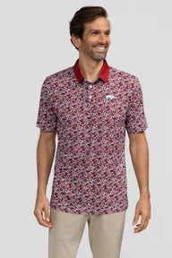 SMITH & QUINN Arkansas Poppies Teddy Men's Polo