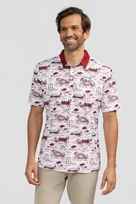 SMITH & QUINN Arkansas Toile Teddy Polo