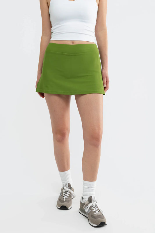 SMITH & QUINN Green Olive Fletcher Skort