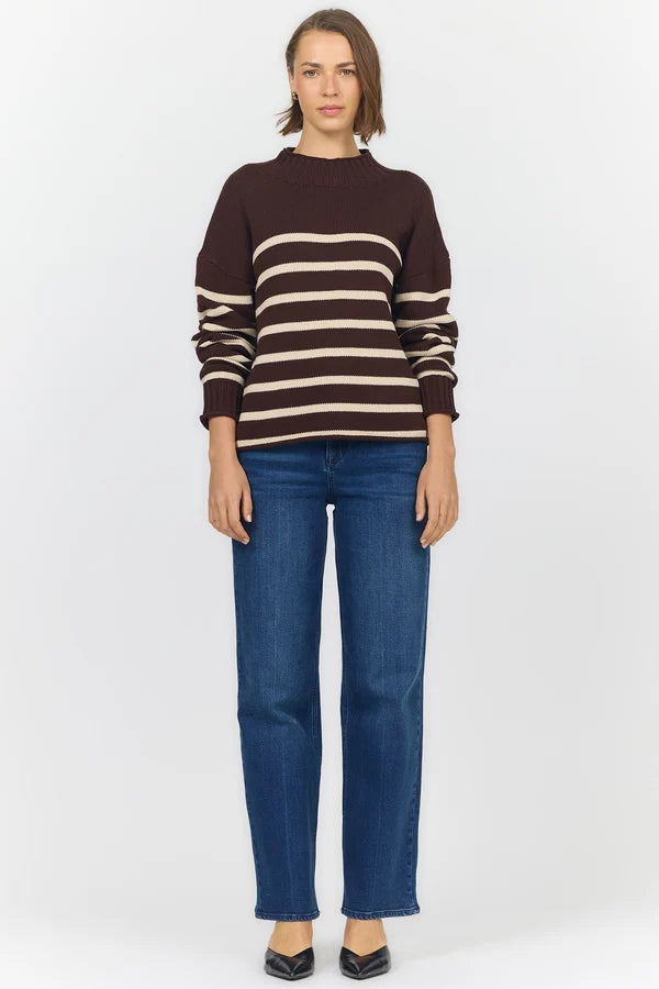 DEAR JOHN Chocolate Solana Torte Sweater