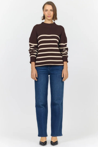 DEAR JOHN Chocolate Solana Torte Sweater