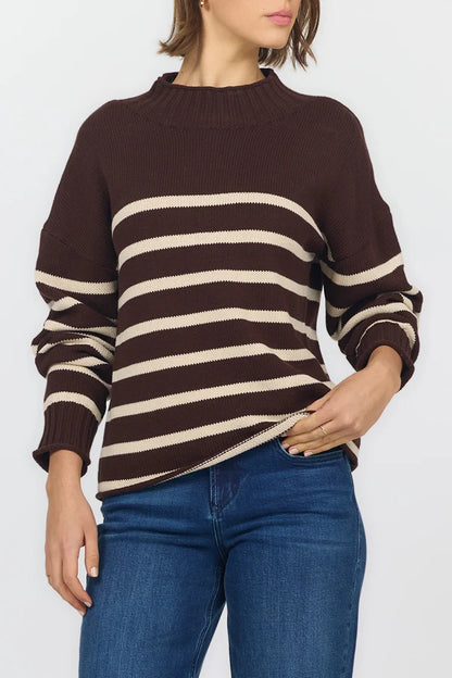 DEAR JOHN Chocolate Solana Torte Sweater