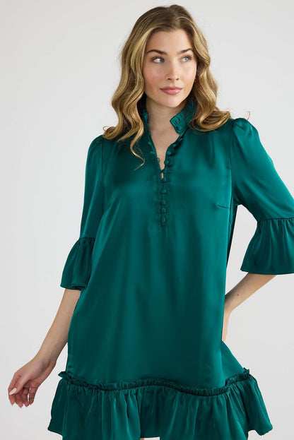 DOUBLE A Teal Chelsea Dress