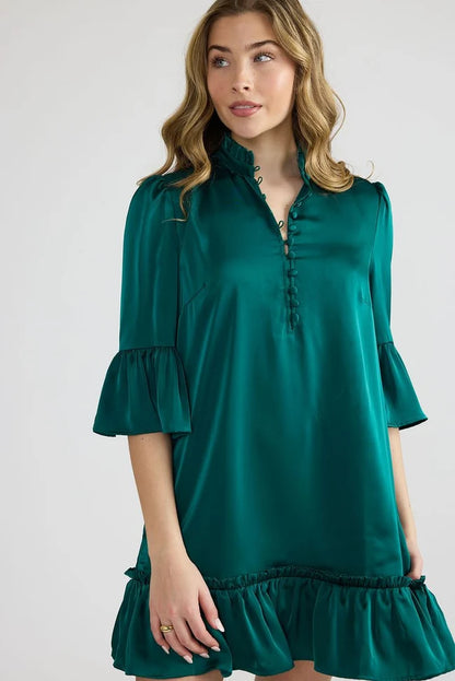 DOUBLE A Teal Chelsea Dress