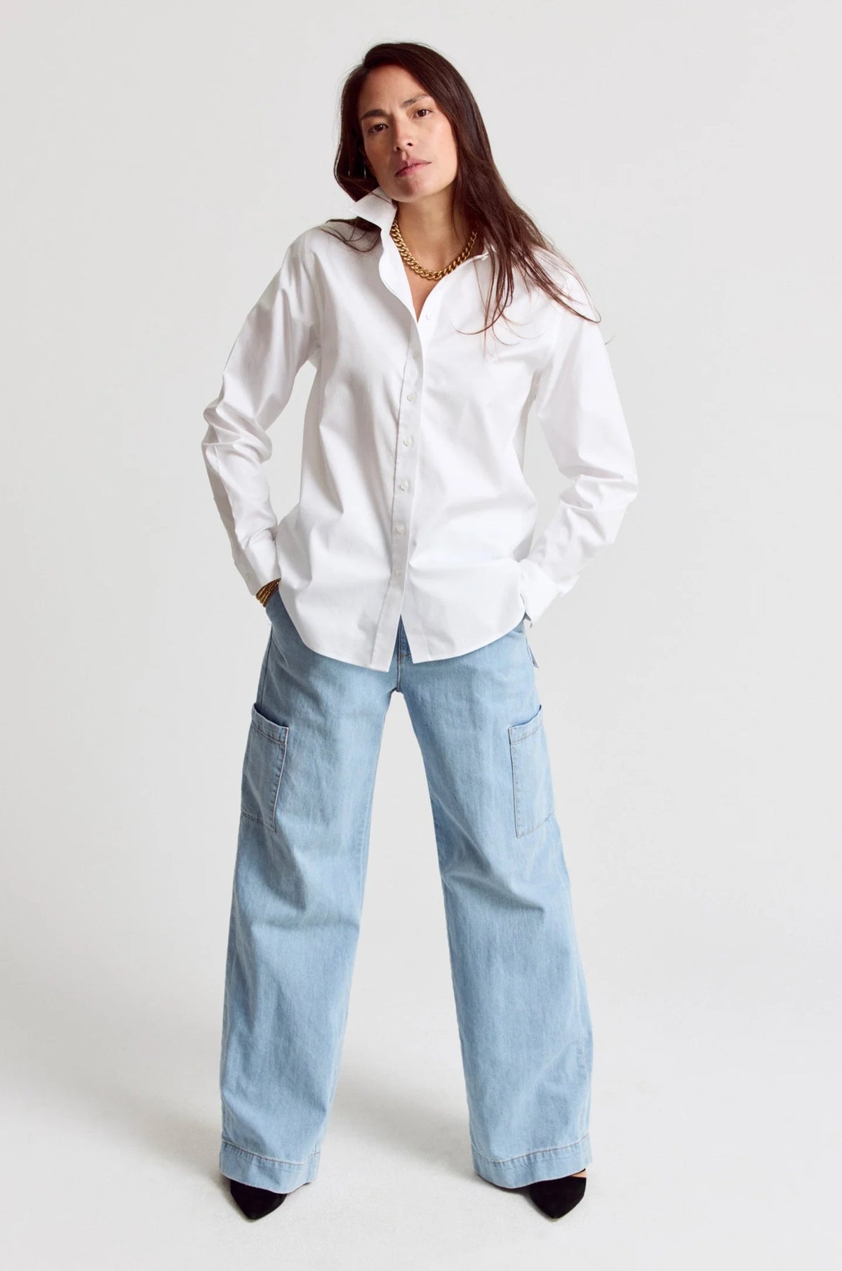 THE SHIRT Boyfriend Shirt - White