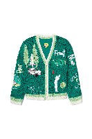 Gone Golfing Green Cardigan
