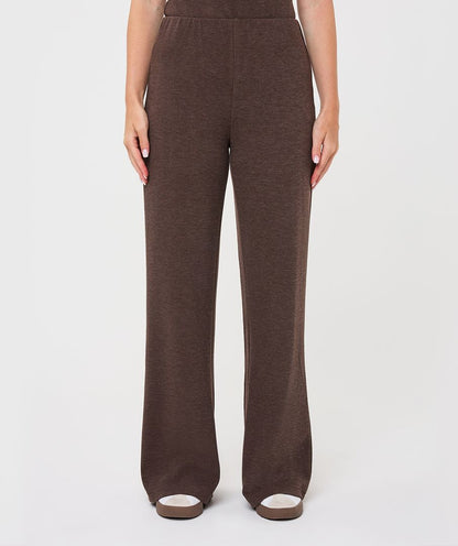 Riya Dark Brown Knit Pants