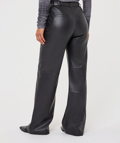Franco Black Faux Leather Pant