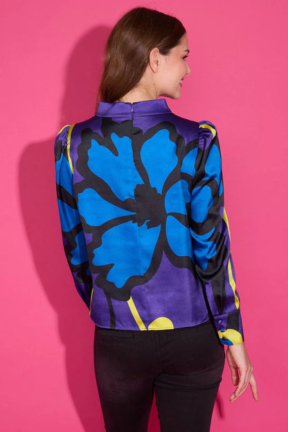 ALDEN ADAIR Violet Orchid Scarlett Top